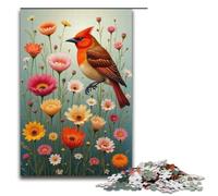 Jigsaw for Adults Birdsong And Flowers 1000 Pieces Puzzle Wooden Puzzles for Adults & Kids Age 12 Years Up 1000 PCS(38x26cm)