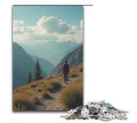 Jigsaw for Adults Birdsong in The Empty Mountains 1000 Pieces Puzzle Wooden Puzzles for Adults & Kids Age 12 Years Up 1000 PCS(38x26cm)