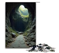 Jigsaw for Adults Cave And Strange Stone 1000 Pieces Puzzle Wooden Puzzles for Adults & Kids Age 12 Years Up 1000 PCS(75x50cm)