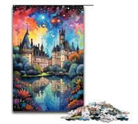 Jigsaw for Adults Chateaux_of_the_Loire 1000 Piece Wooden Puzzle for Kids Age 12 Years Up Educational Toys 1000 PCS(75x50cm)