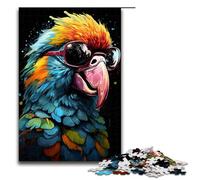 Jigsaw for Adults Colorful Fantasy Crow 1000 Piece Wooden Puzzle for Family Games 1000 PCS(75x50cm)