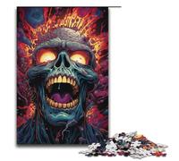 Jigsaw for Adults Colorful Psychedelic Hell Demon 1000 Pieces Puzzle Wooden Puzzles for Adults & Kids Age 12 Years Up 1000 PCS(38x26cm)