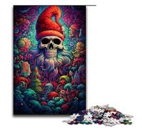 Jigsaw for Adults Fantasy Christmas Skull Old Man 1000 Pieces Puzzle Wooden Puzzles for Adults & Kids Age 12 Years Up 1000 PCS(75x50cm)