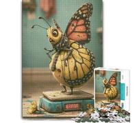 Jigsaw for Adults Funny Butterfly on Scale 1000pcs (38x26cm) | A early-year puzzle challenge for a calm start to the year for patient puzzling.