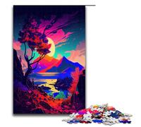 Jigsaw for Adults Gorgeous Landscape 1000 Piece Wooden Puzzle for Kids Age 12 Years Up Educational Toys 1000 PCS(75x50cm)