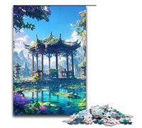 Jigsaw for Adults Hidden Shrine 1000 Piece Wooden Puzzle for Kids Age 12 Years Up Educational Toys 1000 PCS(75x50cm)