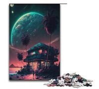 Jigsaw for Adults Magical Universe 1000 Piece Wooden Puzzle for Family Games 1000 PCS(38x26cm)