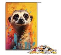 Jigsaw for Adults Meerkat Colorful 1000 Piece Wooden Puzzle for Family Games 1000 PCS(38x26cm)