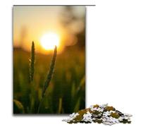 Jigsaw for Adults Morning Dew Sparkles on The Grass 1000 Pieces Puzzle Wooden Puzzles for Adults & Kids Age 12 Years Up 1000 PCS(75x50cm)