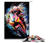 Jigsaw for Adults Motogp by SplattersLots of Coloured Clouds in The Sky 1000 Pieces Puzzle Great Gift Suitable for And Teenager 14 And Up 75x50cm