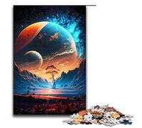 Jigsaw for Adults New Earth Universe Cosmos 1000 Pieces Puzzle Wooden Puzzles for Adults & Kids Age 12 Years Up 1000 PCS