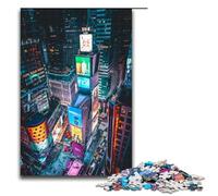 Jigsaw for Adults New York City 1000 Piece Wooden Puzzle for Kids Age 14 Years Up Educational Toys (75x50cm)