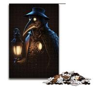 Jigsaw for Adults Plague Doctor1 1000 Pieces Puzzle Wooden Puzzles for Adults & Kids Age 12 Years Up 1000 PCS