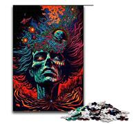 Jigsaw for Adults Psychedelic Monsters 1000 Pieces Puzzle Great Gift Suitable for And Teenager 14 And Up 75x50cm