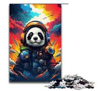 Jigsaw for Adults Robot Panda by of Thick Coloured Cloud 1000 Pieces Puzzle Great Gift Suitable for And Teenager 14 And Up 75x50cm