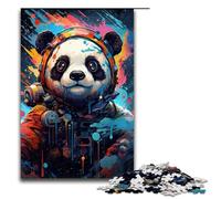 Jigsaw for Adults Robot Panda by of Thick Coloured Cloud 1000 Pieces Puzzle Great Gift Suitable for And Teenager 14 And Up 75x50cm