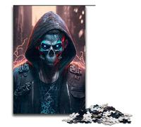 Jigsaw for Adults Skeleton Hacker 1000 Pieces Puzzle Great Gift Suitable for And Teenager 14 And Up 75x50cm