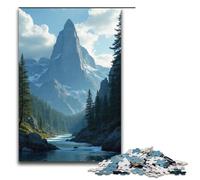 Jigsaw for Adults Strange Peaks 1000 Pieces Puzzle Wooden Puzzles for Adults & Kids Age 12 Years Up 1000 PCS(75x50cm)