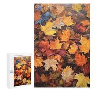 Jigsaw for Adults1000 PCS Autumn Leaves Falling Adult Jigsaw Puzzles Birthday Present Difficult And Challenge Birthday And Unique Gifts 1000 PCS