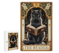 Jigsaw for Adults1000 PCS Cat Tarot Card The Reader Adult Jigsaw Puzzle Relaxing Games Stress Reliever Birthday Present, Gifts, 1000 PCS