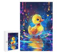 Jigsaw for Adults1000 PCS Colorful Duckling Painting-1 Adult Jigsaw Puzzles Birthday Present Difficult And Challenge Birthday And Unique Gifts 1000 PCS