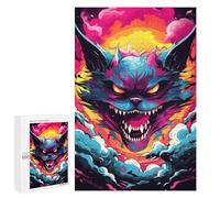 Jigsaw for Adults1000 PCS Colorful Fantasy Monster Artwork Adult Jigsaw Puzzles Birthday Present Difficult And Challenge Birthday And Unique Gifts 1000 PCS