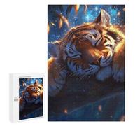 Jigsaw for Adults1000 PCS Sleeping Tiger Fantasy Artwork Adult Jigsaw Puzzles Birthday Present Difficult And Challenge Birthday And Unique Gifts 1000 PCS