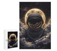 Jigsaw for Adults1000 PCS Space Explorer Astronaut in Clouds Adult Jigsaw Puzzles Birthday Present Difficult And Challenge Birthday And Unique Gifts 1000 PCS