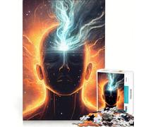 Jigsaw for Adults1000 Pieces Awakening Enlightenment, Brain Teaser Game, Fun at Home Activities, Wishlist with Santa Claus 38x52cm