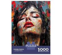 Jigsaw for Adults1000 Pieces Beauty Drawn Woman Jigsaw Puzzle Brain Teaser Game Difficult Hard Gifts for Friends And Family 70x50cm/1000pcs