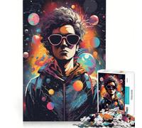Jigsaw for Adults1000 Pieces Boy Is Far Out, Anti-Stress Toys, Precision Cutting, Artists' Collection, Fine Arts 38x52cm
