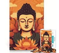 Jigsaw for Adults1000 Pieces Buddha Indian Smooth Joint Fun Mental Focus Game Casual Game Time Birthday Fun Gift (38x52cm)