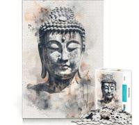 Jigsaw for Adults1000 Pieces Buddhas Serenity, Brain Teaser Game, Fun at Home Activities, Wishlist with Santa Claus 38x52cm