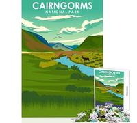 Jigsaw for Adults1000 Pieces Cairngorms National Park Jigsaw Puzzles for Adults Pattern Assembly Difficult And Challenge Challenging Family Fun Game (50x75cm)