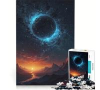 Jigsaw for Adults1000 Pieces Celestial Twilight, Brain Teaser Game, Fun at Home Activities, Wishlist with Santa Claus 38x26cm
