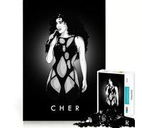 Jigsaw for Adults1000 Pieces Cher Fine Edge Craft Focus Fun Game Relax Game Play Birthday Fun Gift (38x52cm)