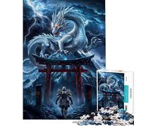 Jigsaw for Adults1000 Pieces Dragon Fighting Fantasy Help The Brain Exercise Family Activities Educational Game for Age 14+ Game (38x26cm)