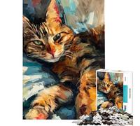 Jigsaw for Adults1000 Pieces Dream Whispers Furry Paws Help The Brain Exercise Family Activities Educational Game for Age 14+ Game (38x52cm)