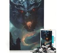 Jigsaw for Adults1000 Pieces Evil Monster, Fun Games, Fun Activities at Home, Birthday Present,Travel Gifts, 38x26cm