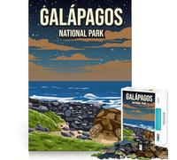 Jigsaw for Adults1000 Pieces Galapagos National Park Premium Cut Play Mental Skill Game Idle Fun Time Christmas Wall Art (38x52cm)