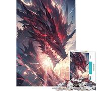 Jigsaw for Adults1000 Pieces Greatest Dragon Anime Difficult And Challenge Analysis And Logic Toy Wall Decor Suitable for Ages 14 And Up (38X26cm)