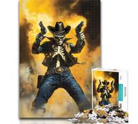 Jigsaw for Adults1000 Pieces Gunsmoke And Bones Beautiful Design Game Learning Educational Birthday Gift (size 38x26cm)