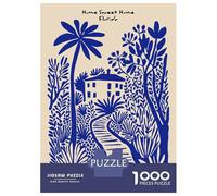 Jigsaw for Adults1000 Pieces Home Sweet Home Florida Art Print Jigsaw Puzzle Brain Teaser Game Difficult Hard Gifts for Friends And Family 70x50cm/1000pcs