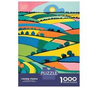 Jigsaw for Adults1000 Pieces Iowa Print Travel Jigsaw Puzzle Brain Teaser Game Difficult Hard Gifts for Friends And Family 70x50cm/1000pcs
