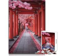 Jigsaw for Adults1000 Pieces Japan Temple Inspiration Toy Intellectual Game Home Art Decor Gift For Birthdays Size 38x52cm