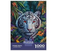 Jigsaw for Adults1000 Pieces Jungle Tiger Majesty Jigsaw Puzzle Brain Teaser Game Difficult Hard Gifts for Friends And Family 70x50cm/1000pcs