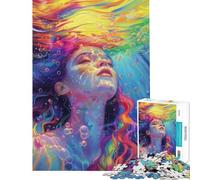 Jigsaw for Adults1000 Pieces Liquid Dreams Difficult And Challenge Analysis And Logic Toy Wall Decor Suitable for Ages 14 And Up (38X52CM)