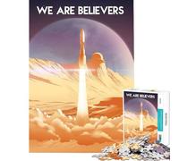 Jigsaw for Adults1000 Pieces Mars Tour Brain Intelligence Challenge Addictive Toys Practical Game Presents for Women Great Gifts (Size 75x50cm)