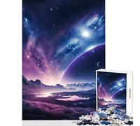 Jigsaw for Adults1000 Pieces Mountainous Stardust Jigsaw Puzzles for Adults Pattern Assembly Difficult And Challenge Challenging Family Fun Game (38x52cm)