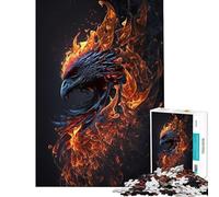 Jigsaw for Adults1000 Pieces Mystical Phoenix Bird Difficult And Challenge Analysis And Logic Toy Wall Decor Suitable for Ages 14 And Up (38X52cm)